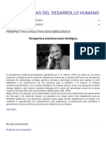 9 - 5 Perspectivas Del Desarrollo Humano - Perspectiva Evolutiva - Sociobiológica PDF