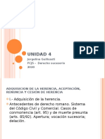 Aceptación, renuncia y derecho de opción hereditaria