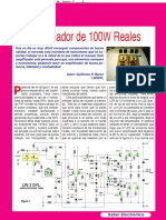 Amplificador de 100W Reales (Montajes) - SE273 PDF