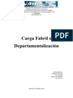 Carga Fabril o Departamentalizacion