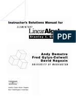 Grossman, Ragozin - Instructor's Solutions Manual To Accompany Elementary Linear Algebra, 5e, by Grossman (1994, Harcourt College Publishers) PDF