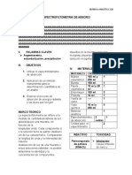 Espectrofotometría de Absorción