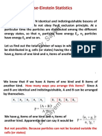 Bose-Einstein Statistics: Dr. Sayem