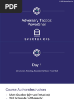 Adversary Tactics - PowerShell PDF