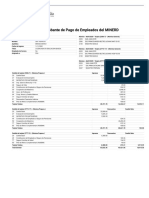 Comprobante de Pago de Empleados Del MINERD PDF