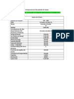 Presupuesto de Recaudacion de Fondos