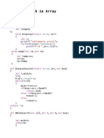 Binary Search in Array