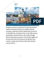 Finland's Flag, Cuisine and Top Tourist Sites