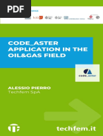 Code - Aster Application in The Oil&gas Field