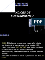 Índices de Sostenimiento