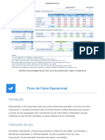 Planilha Fluxo de Caixa Descontado Contaazul r