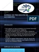 Normas de Prevención de Accidentes