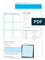 Worksheet 5: Daily Routine