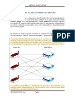 Modelos de transporte y distribución mediante programación lineal