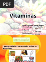 Biologia PPT - Vitaminas I