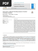 All The Same or Different - Revisiting Measures of Teachers' Technology Acceptance - Scherer, R., Siddiq, F., & Tondeur, J. (2019)