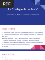 La Politica de Los Autores
