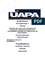 Trastornos asociados a necesidades biológicas y adicciones