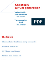 Biological Fuel Generation: Submitted by Pharmaceutics