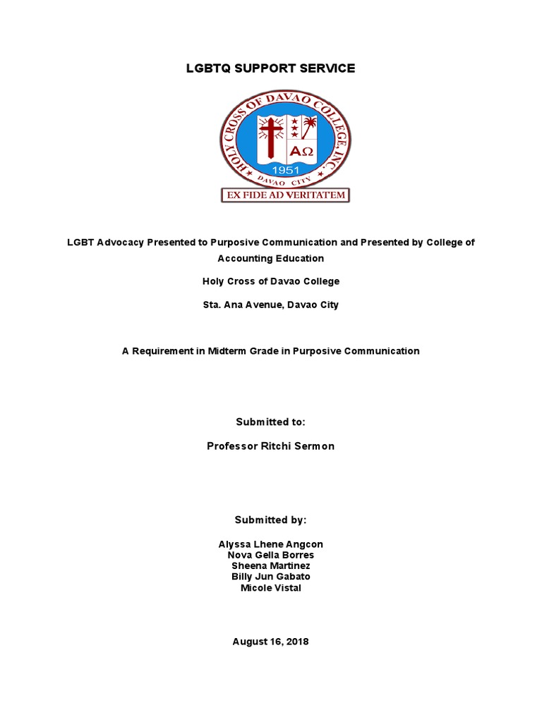 LGBTQ+ Advocacy and Support Strategies | PDF | Gender | Gender Studies