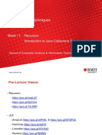 RMIT PT wk11 Intro To Java Collections Framework PDF