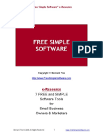 7 Free and Simple Software Tools For Small Business Owners & Marketers