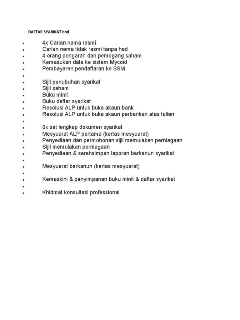 Daftar Meniaga Pdf