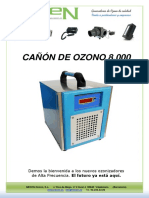 Ficha Tecnica Ozonizador Canon de Ozono 8000 PDF
