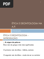 43 - Ética e Deontologia I