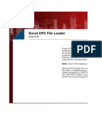 Excel CPC File Loader Overview