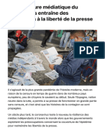 La Couverture Médiatique Du Coronavirus Entraîne Des Restrictions À La Liberté de La Presse - FR24 News France