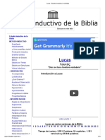 Lucas - Estudio Inductivo de La Biblia