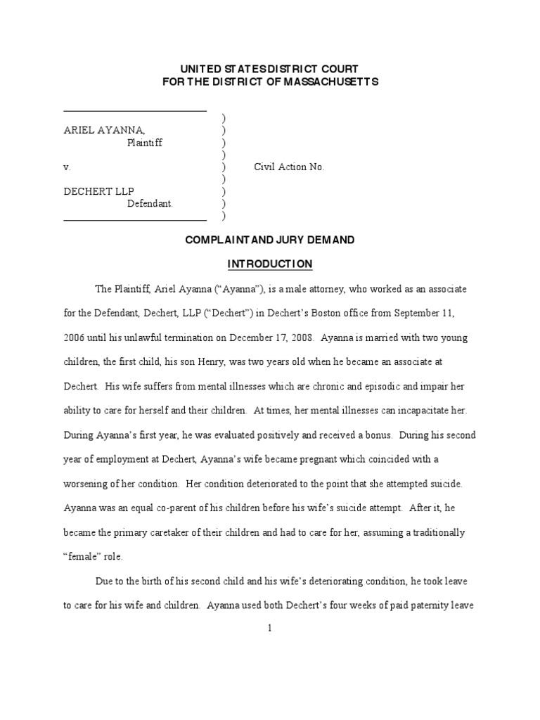 fmla-lawsuit-dechert-pdf-family-and-medical-leave-act-of-1993