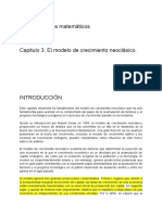 Capitulo 3 El Modelo de Crecimiento Neoclasico - Español