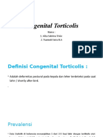 Congenital Torticolis