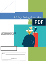 AP Psychology Learning Formative Assessment Packet: Name