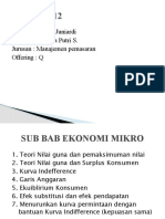 Teori Ekonomi Mikro Kelompok 12