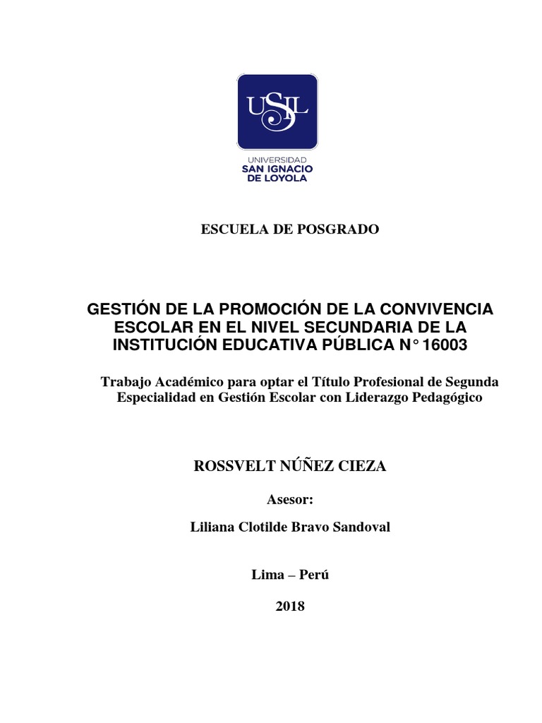 Estrategias para la Convivencia Escolar | PDF | Salón de clases ...