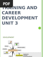 Training and Career Development Unit 3