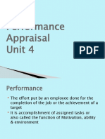 Performance Appraisal Unit 4