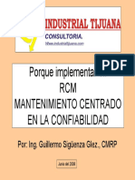 Porque implementar el RCM (Mantenimiento Centrado en la Confiabilidad) - Ing. Guillermo Siguenza Glez.pdf