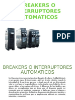 Interruptores automáticos o breakers: tipos y funciones