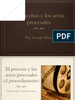 Los Hechos y Los Actos Procesales PDF