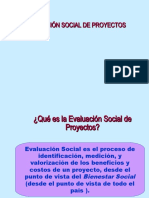 Evaluación Social de Proyectos