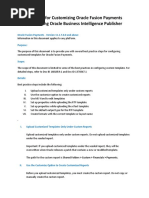 Best Practices For Customizing Oracle Fusion Payments Templates Using Oracle Business Intelligence Publisher