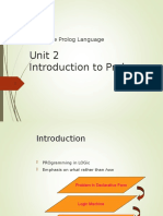 Unit 2 Introduction To Prolog: Part 1 The Prolog Language