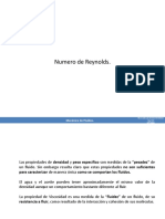 Numero de Reynolds. PROPIEDADES DEL FLUIDO PDF