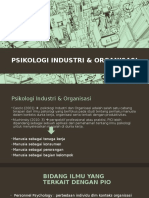 Mhs PSIKOLOGI INDUSTRI & ORGANISASI