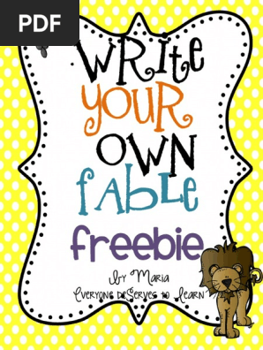 WriteYourOwnFableFreebie