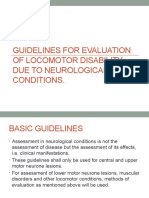 Neurological Disability Evaluation